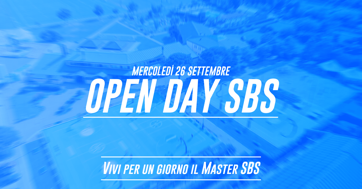 Open Day Master SBS settembre 2018