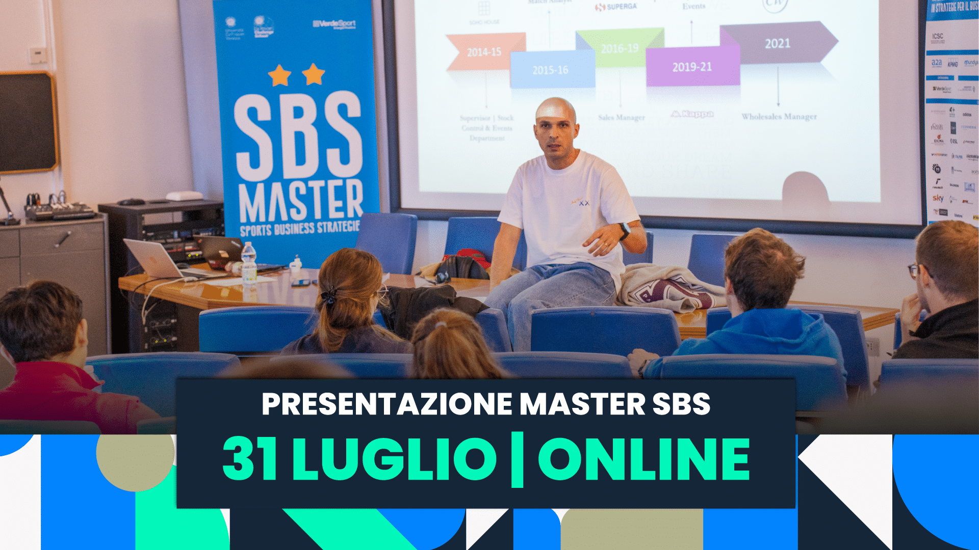 Presentazione Master SBS - 31 Luglio 2025