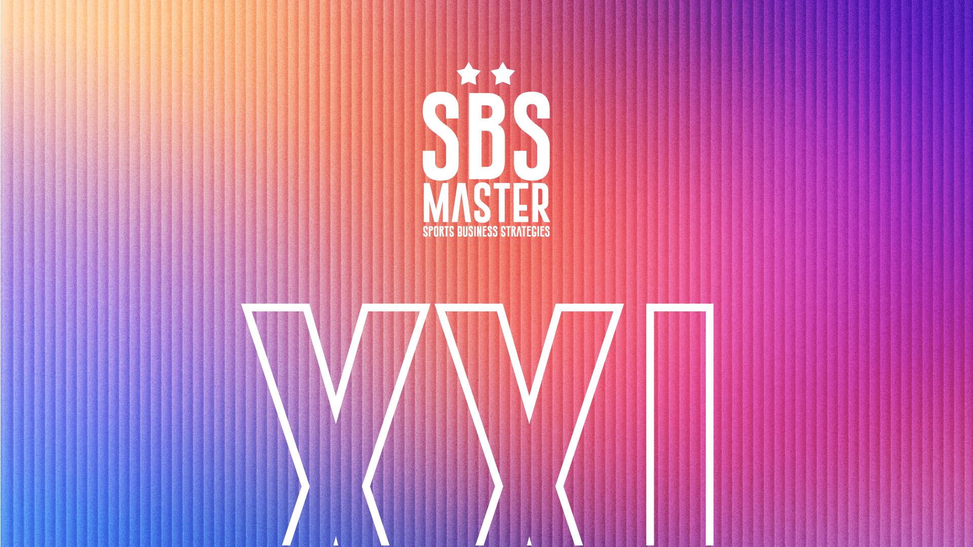Master SBS XXI edizione