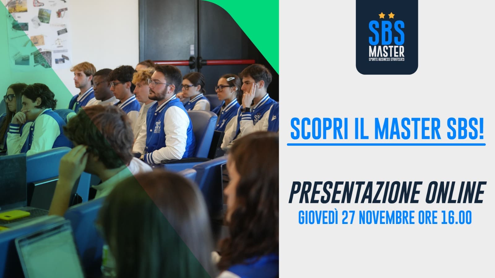 Presentazione Online Master SBS 27 Novembre 2025
