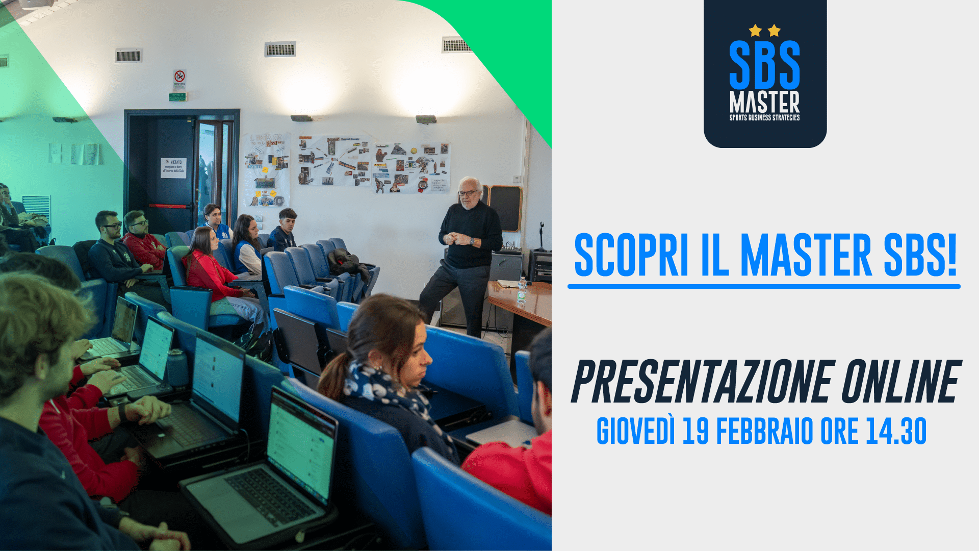 Presentazione XXII Edizione del Master SBS