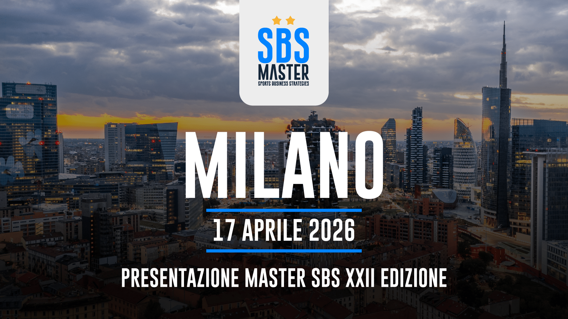 Presentazione Milano Master SBS