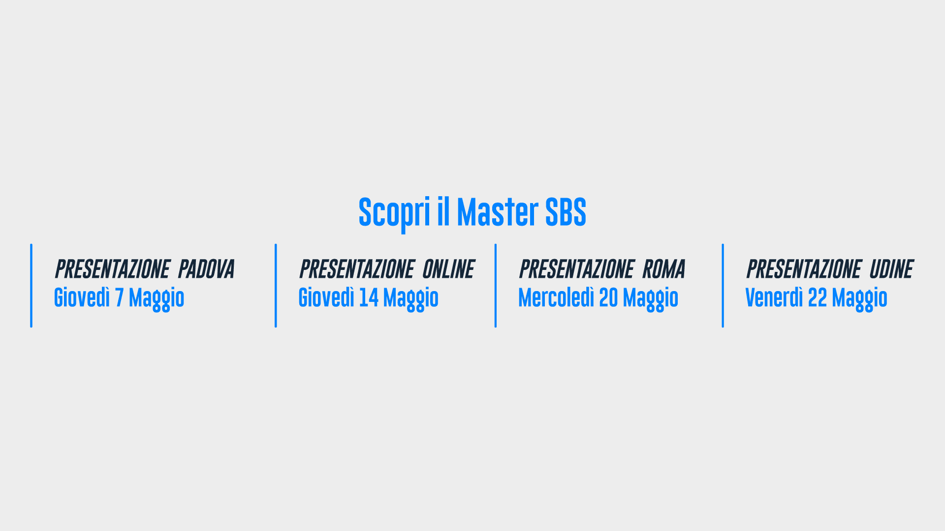 Aperte le Iscrizioni alla XX edizione