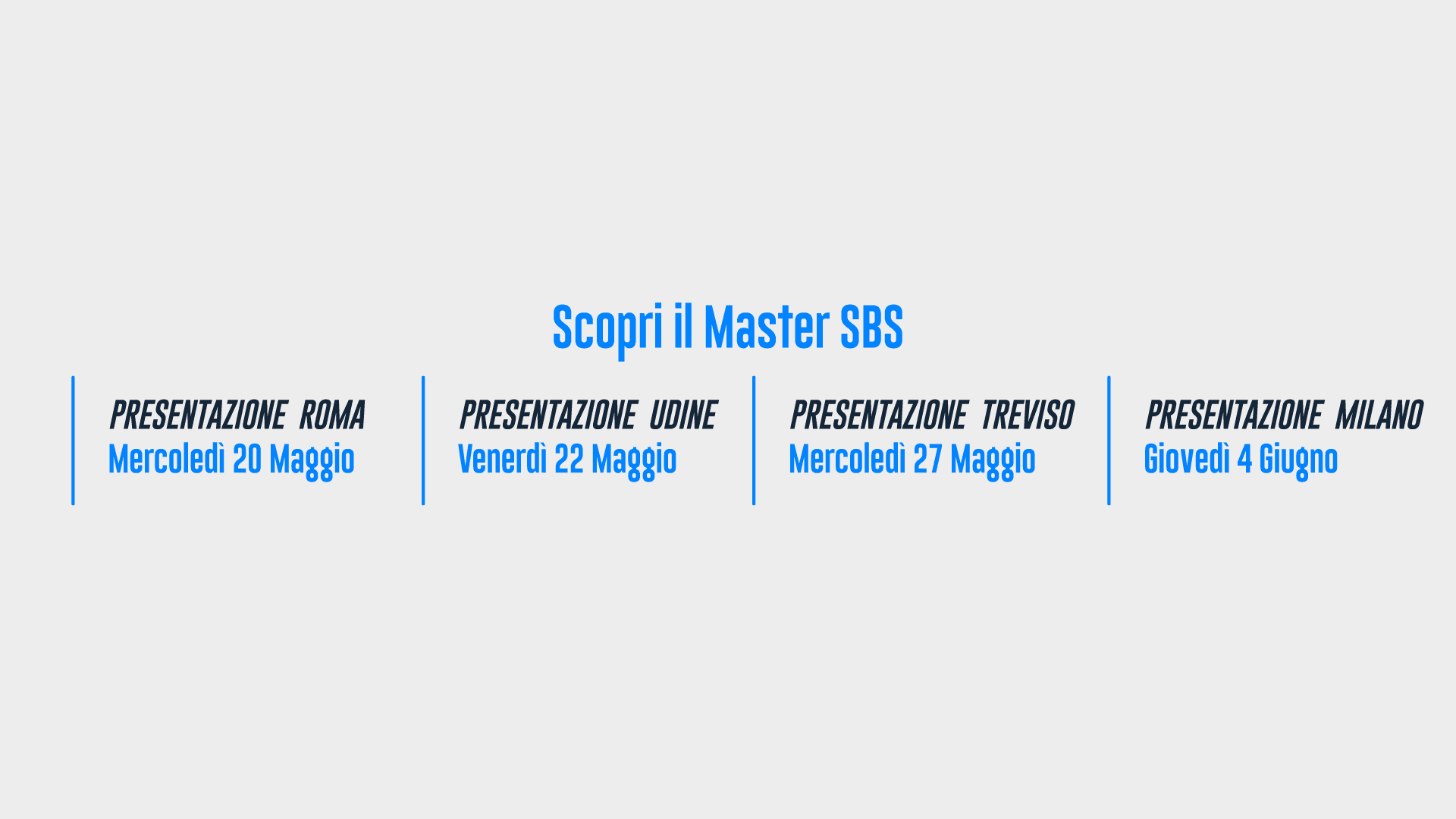 Aperte le Iscrizioni alla XX edizione