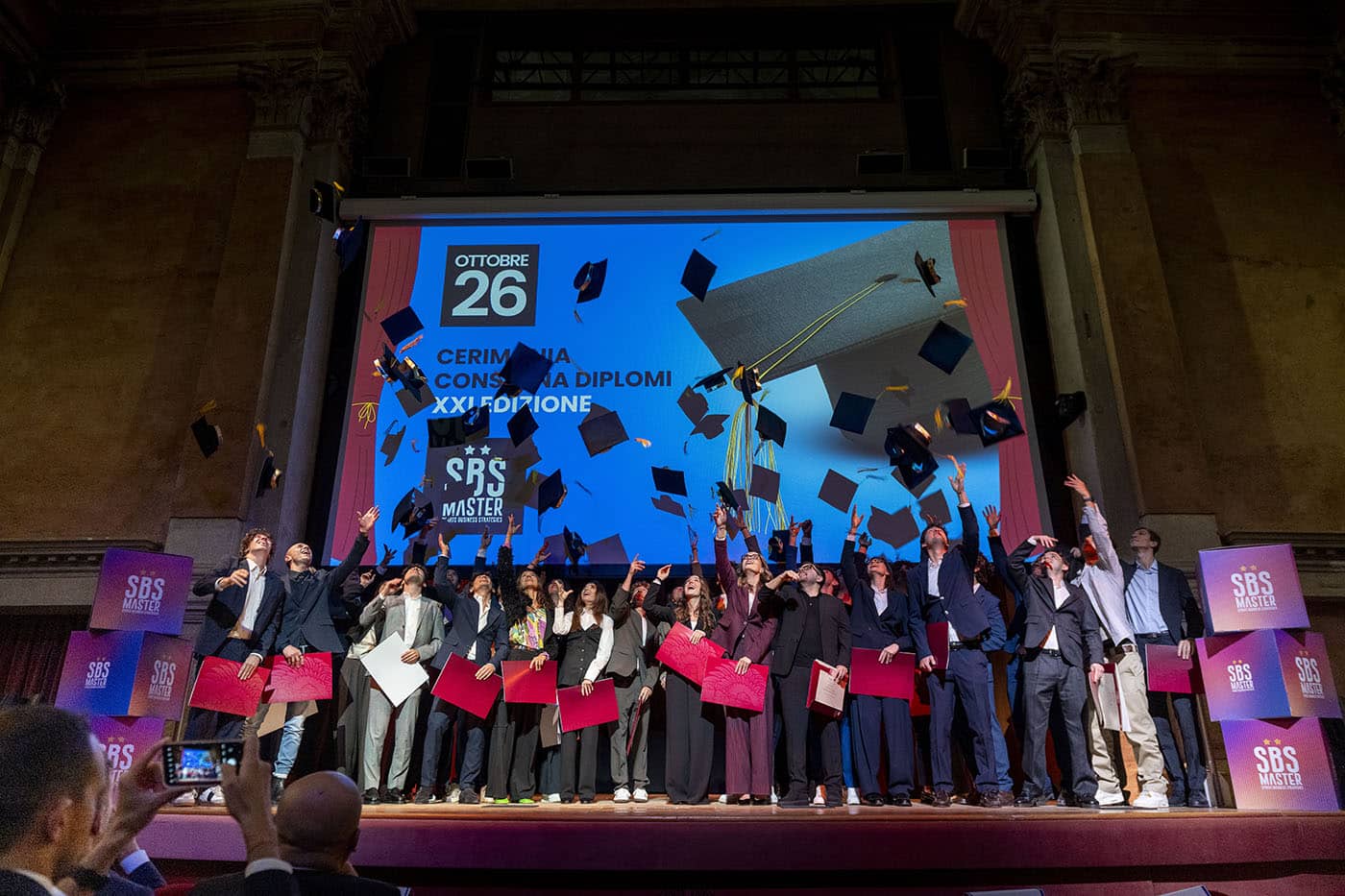 Master SBS Lancio Tocchi Consegna Diplomi