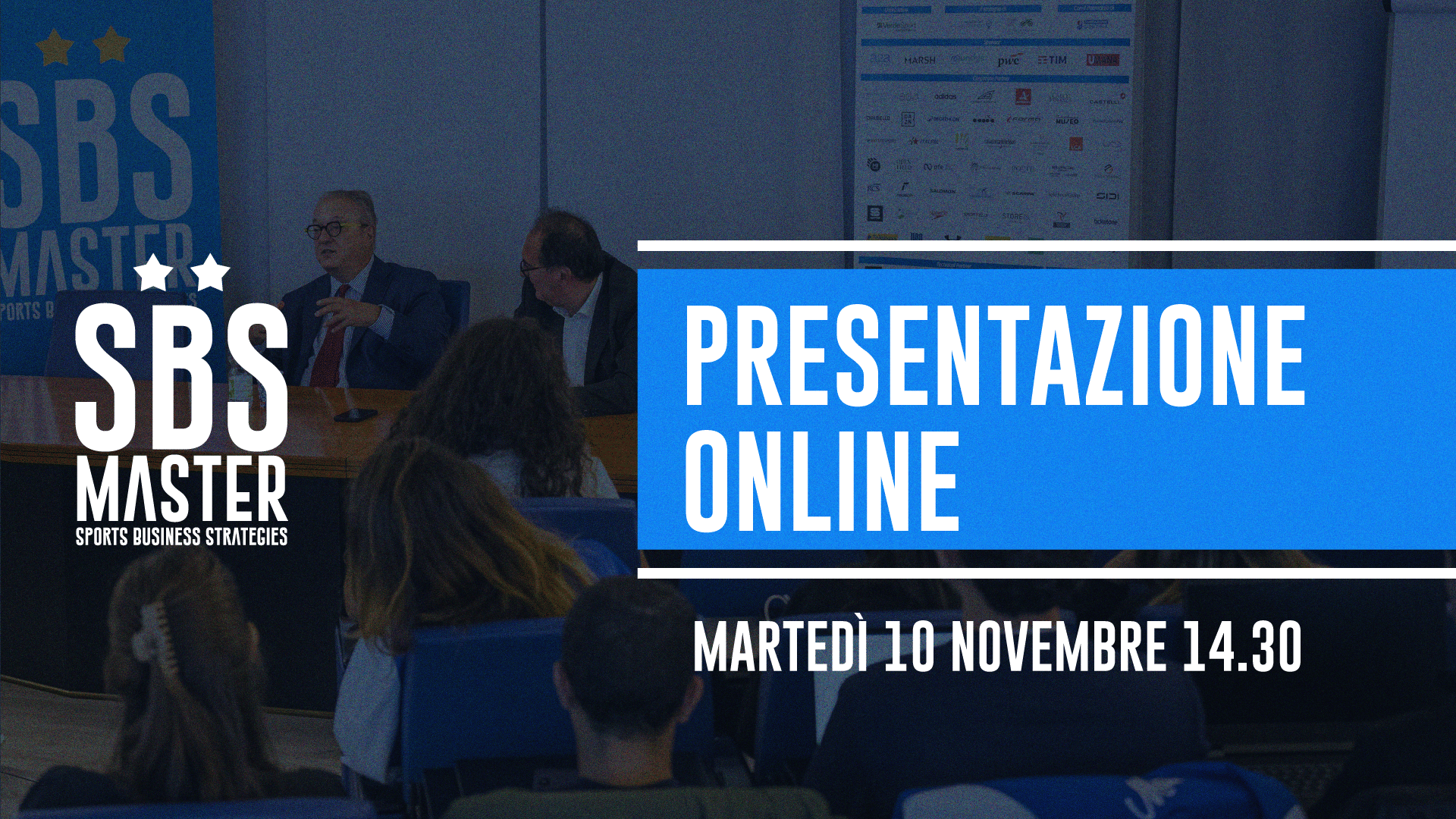 Presentazione Master SBS 10 Novembre